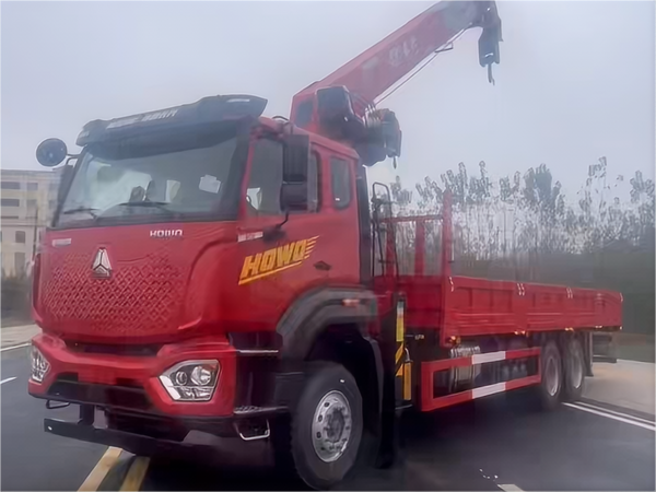 Six HOWO Mate Units with Changxing 14-Ton Cranes Ready for Kyrgyzstan