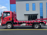 Howo 4x2 Flatbed Transport Truck Diesel Excavator Carrier Truck
