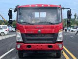Howo 4x2 Flatbed Transport Truck Diesel Excavator Carrier Truck