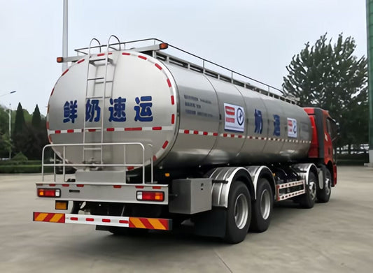 FAW J6P 8×4 Fresh Milk Transport Tanker
